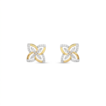 Whimsical Bloom Diamond Stud Earrings