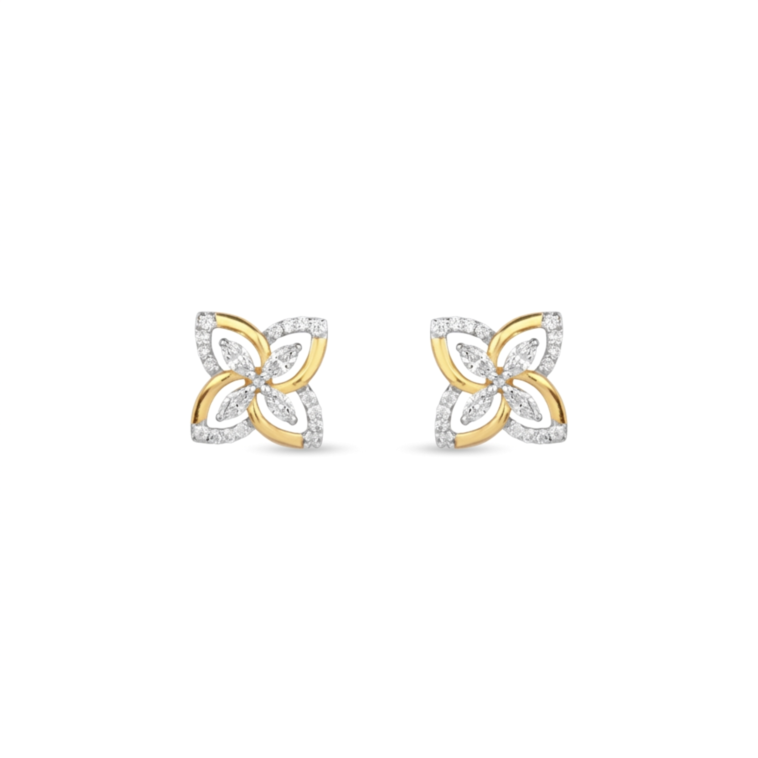 IMG_9318.PNG Whimsical Bloom Diamond Stud Earrings - Image 1