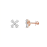 Four Petal Diamond Bloom Studs - Image 2