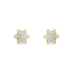 Golden Bloom Stud Earrings