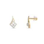 Geometric Grace Drop Earrings - Image 2