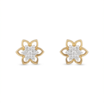 Gilded Flora Stud Earrings