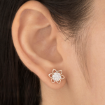 Gilded Flora Stud Earrings - Image 3