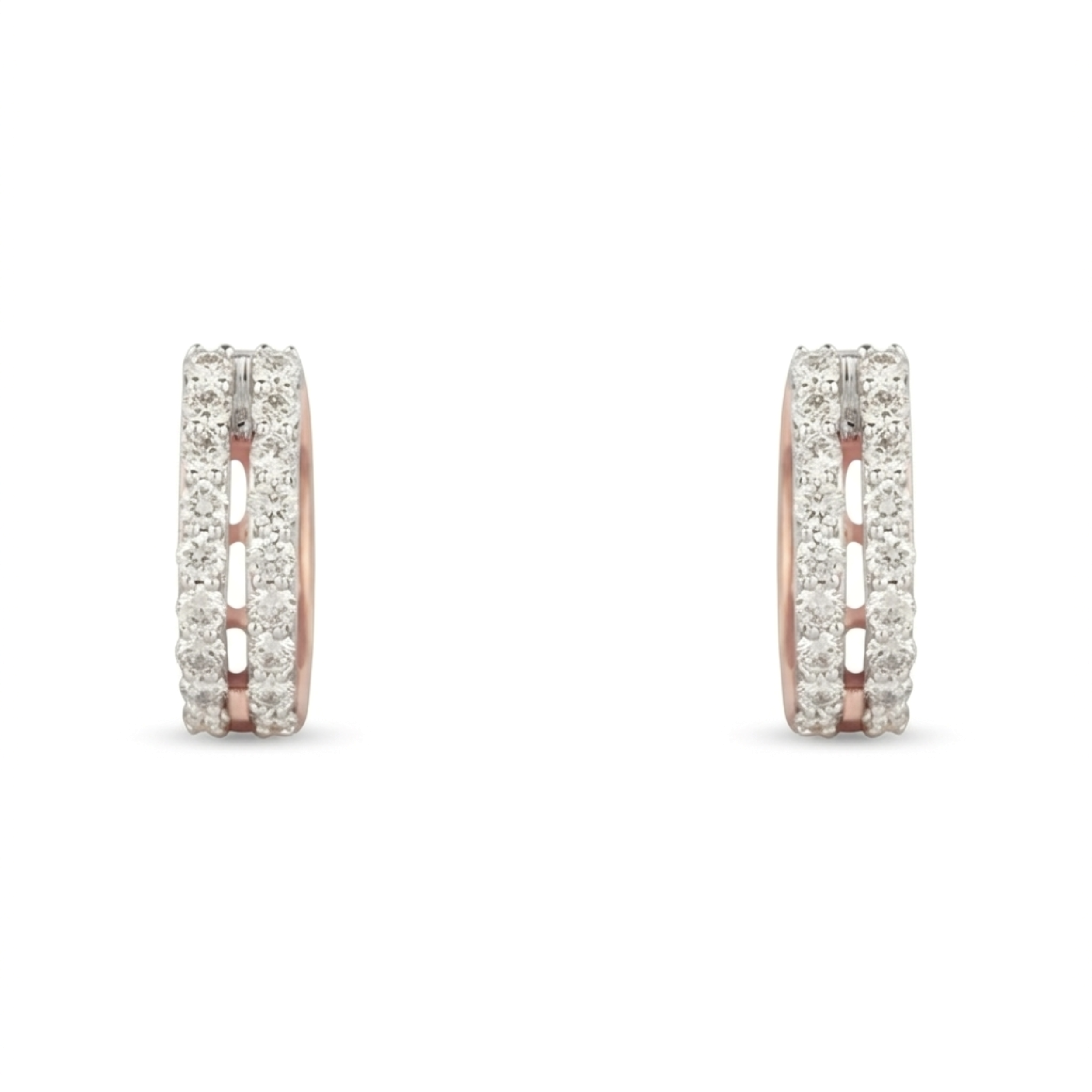 IMG_9362 Parallel Brilliance Hoops Earrings - Image 1