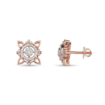 Geometric Starburst Stud Earrings - Image 2