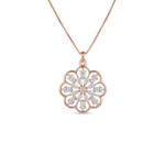 Celestial Bloom Rose Gold Pendant
