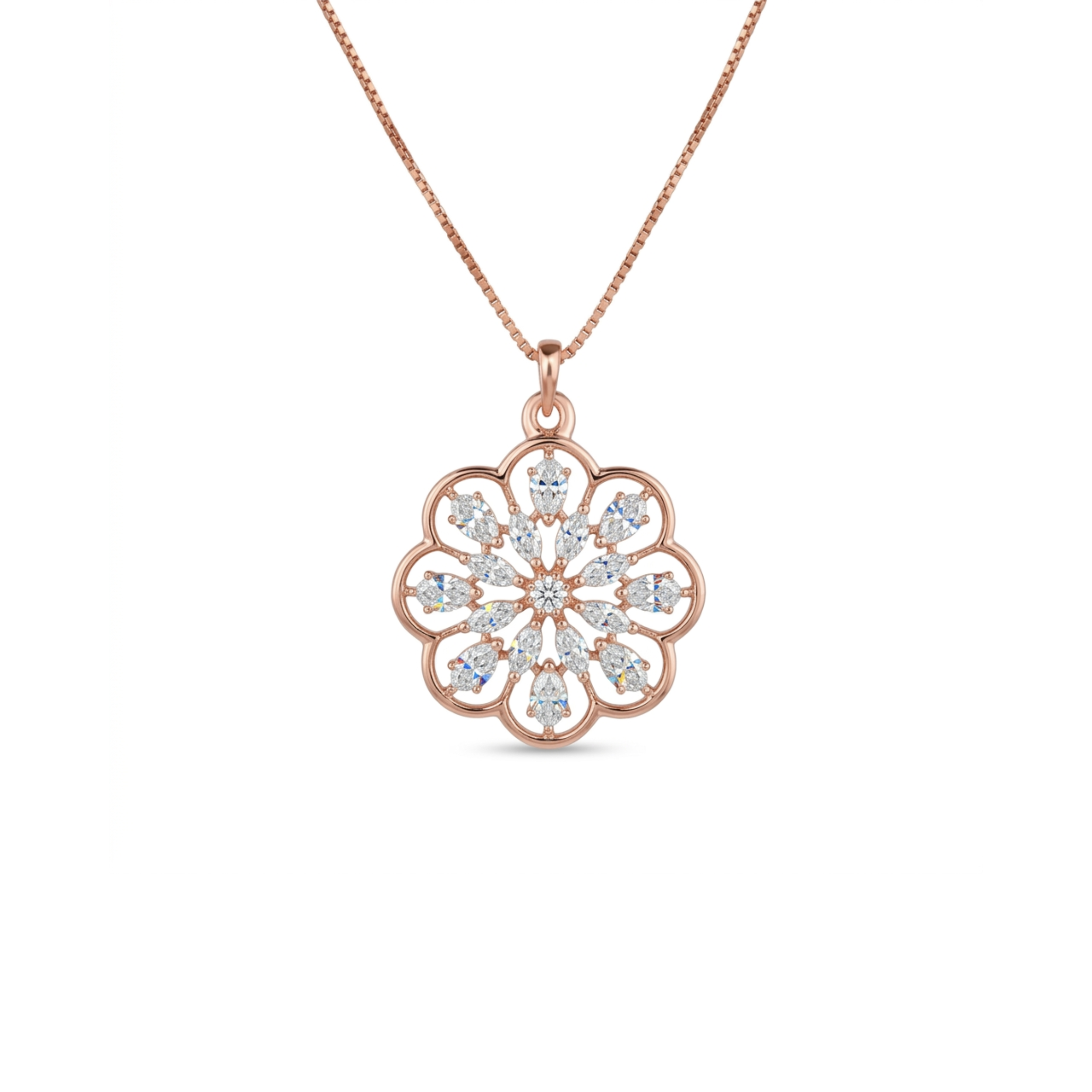 IMG_9582.PNG Celestial Bloom Rose Gold Pendant - Image 1