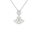 Celestial Fan Diamond Pendant