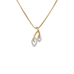 Twinned Leaf Elegance Pendant