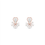 Celestial Flare Diamond Stud Earrings