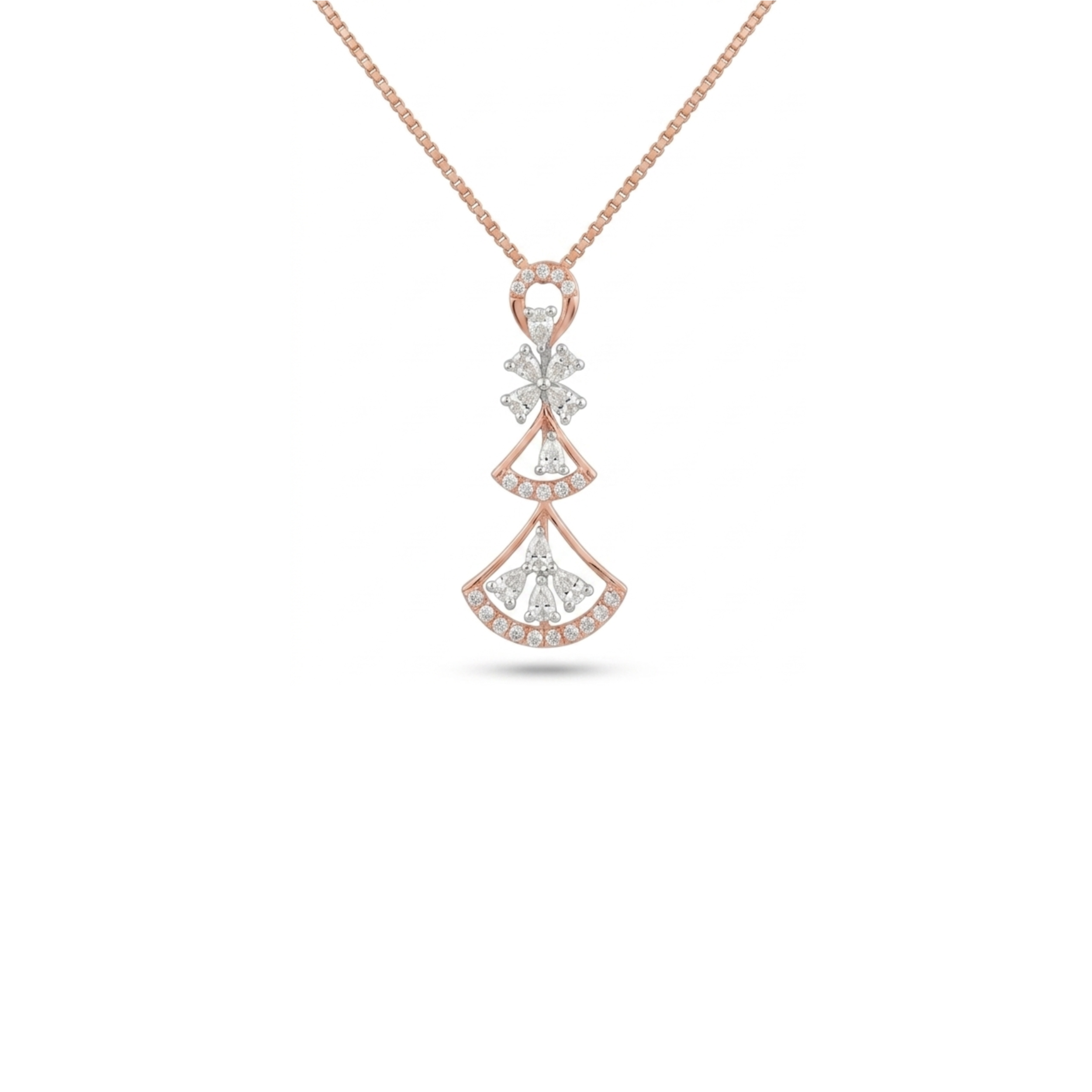 IMG_9742.PNG Tiered Art Deco Fan Pendant - Image 1