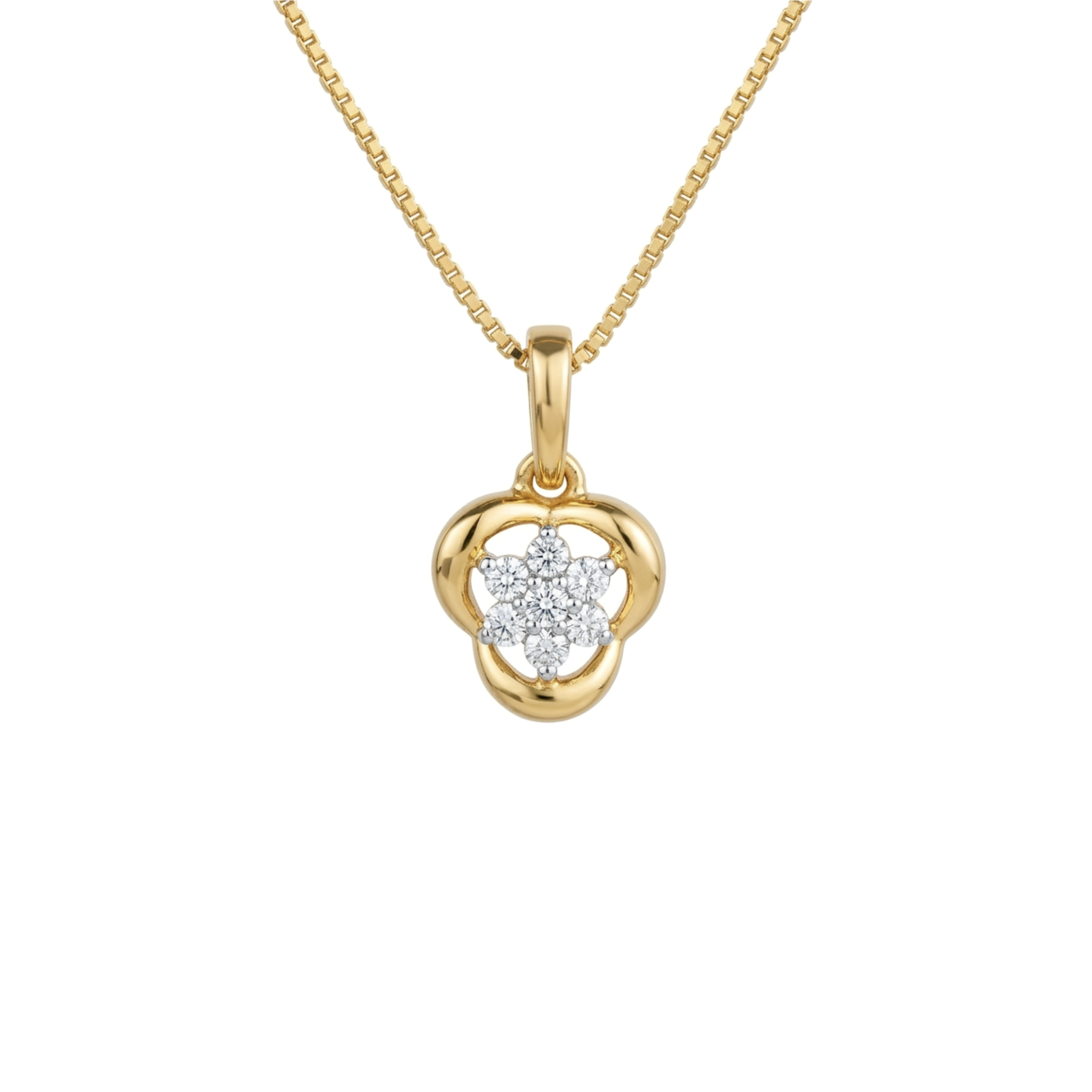 IMG_9746.PNG Sparkling Floral Halo Pendant - Image 1