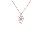 Floral Leaf Diamond Pendant