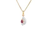 Diamond Radiant Wing Pendant