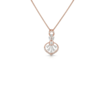 Floral Lace Diamond Pendant