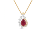 Regal Ruby Flare Pendant