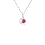 Radiant Heart Diamond Pendant