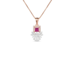 Regal Geometric Diamond Pendant
