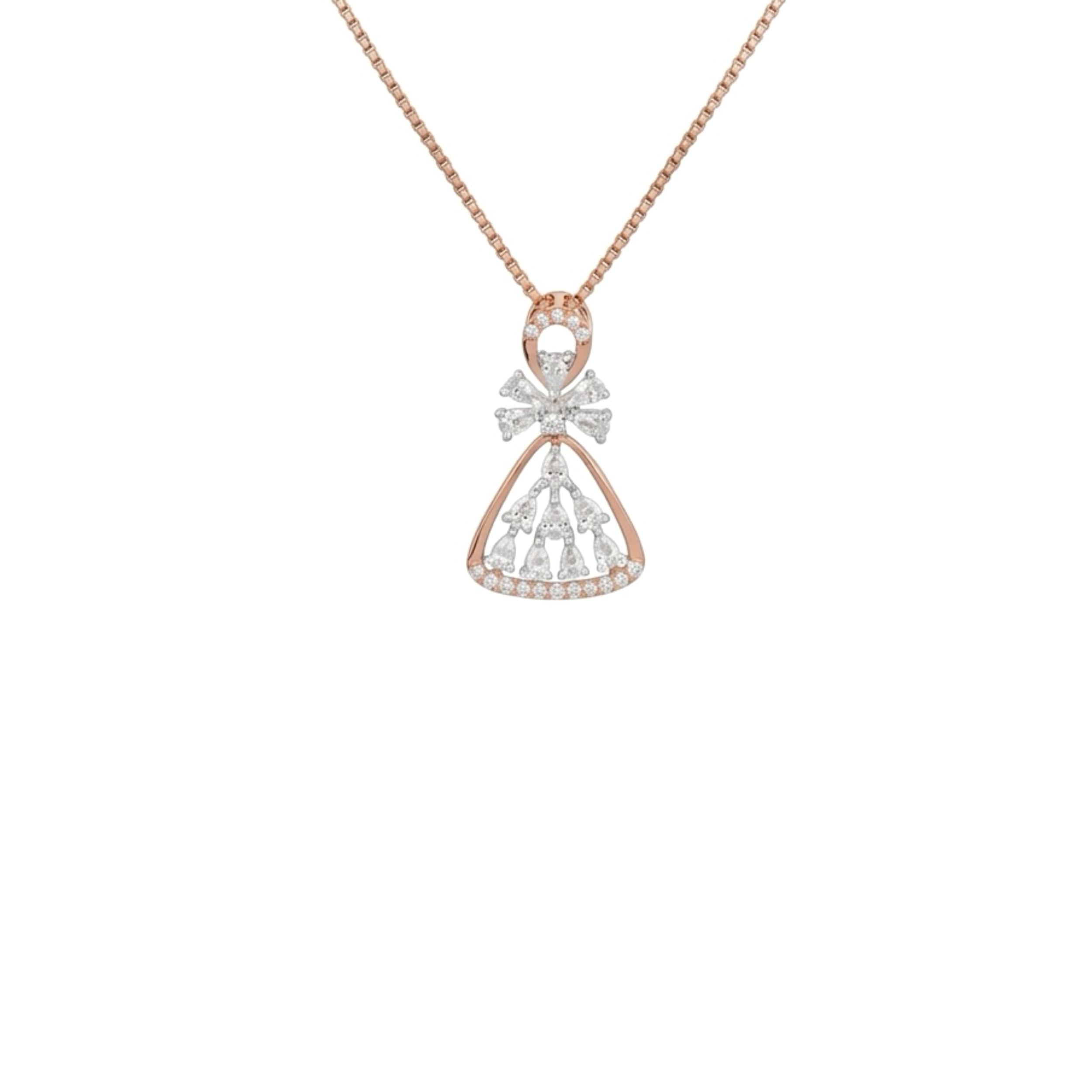 IMG_9775.PNG Floral Cascade Diamond Pendant - Image 1