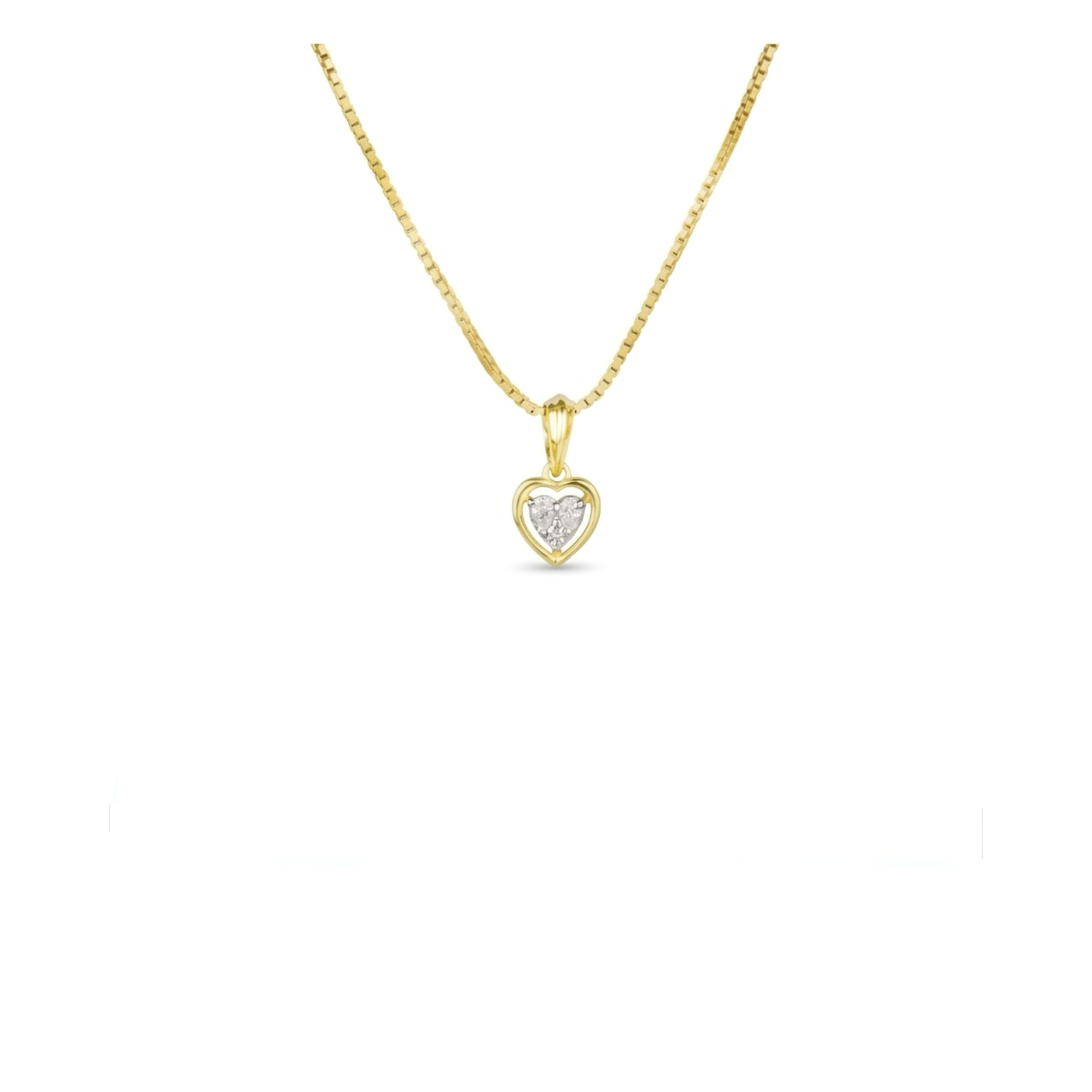 IMG_9781 Eternal Love Diamond Heart Pendant - Image 1