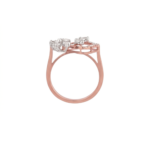 Asymmetric Floral Marquise Ring - Image 2