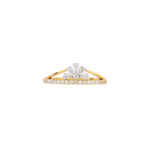 Royal Tiara Crown Diamond Ring