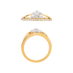 Royal Tiara Crown Diamond Ring - Image 3