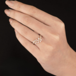 Radiant Bloom Diamond Coil Ring - Image 4