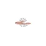 Seraphic Spin Rose Gold Bypass Ring