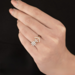 Ethereal Starburst Gold Ring - Image 4
