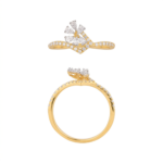 Celestial V Contour Diamond Ring - Image 3