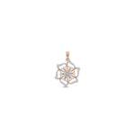 Floral Mandala Diamond Pendant