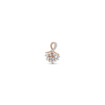 Sparkling Ribbon Cluster Pendant