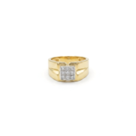 The Apex Quad Signet Men's Diamond Ring
