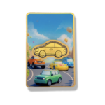Car Design 24K Gold Coin for Kids Gift (999 Pure Gold)
