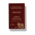 250mg Fine Gold Coin with Lotus Design - Image 2