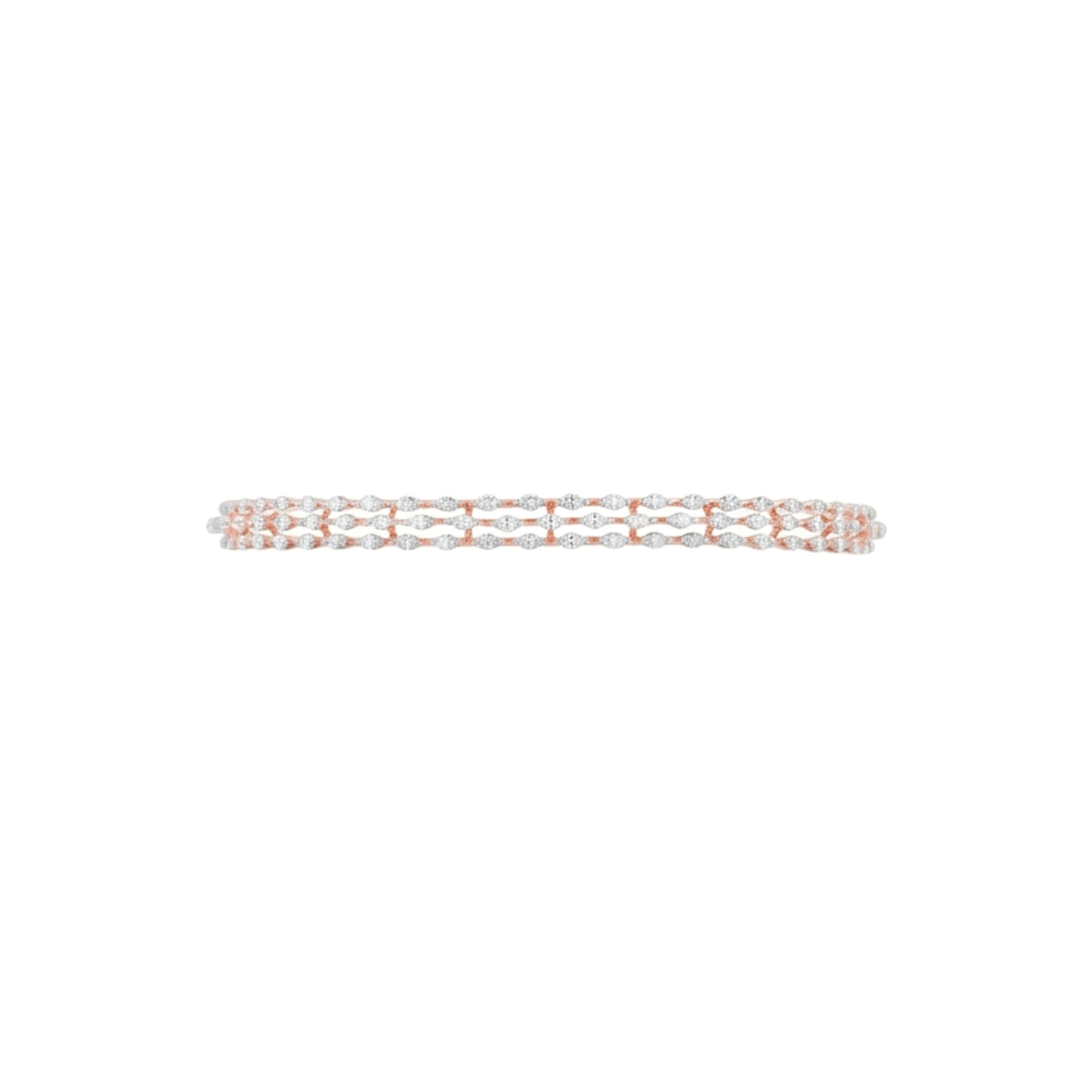 IMG_2417 Textured Diamond Edge Gold Bangle (Contemporary Finish) - Image 1