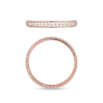 Designer Lattice Diamond Gold Bangle (Statement Style) - Image 3