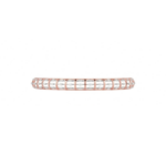 Modern Grid Pattern Diamond Accent Bangle