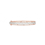 Dual Tone Interlinked Pattern Designer Bangle - Image 2