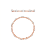 Elegant Wave Diamond Bangle - Image 3