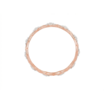 Elegant Wave Diamond Bangle - Image 2