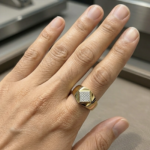 Imperial Diamond Signet Ring - Image 4
