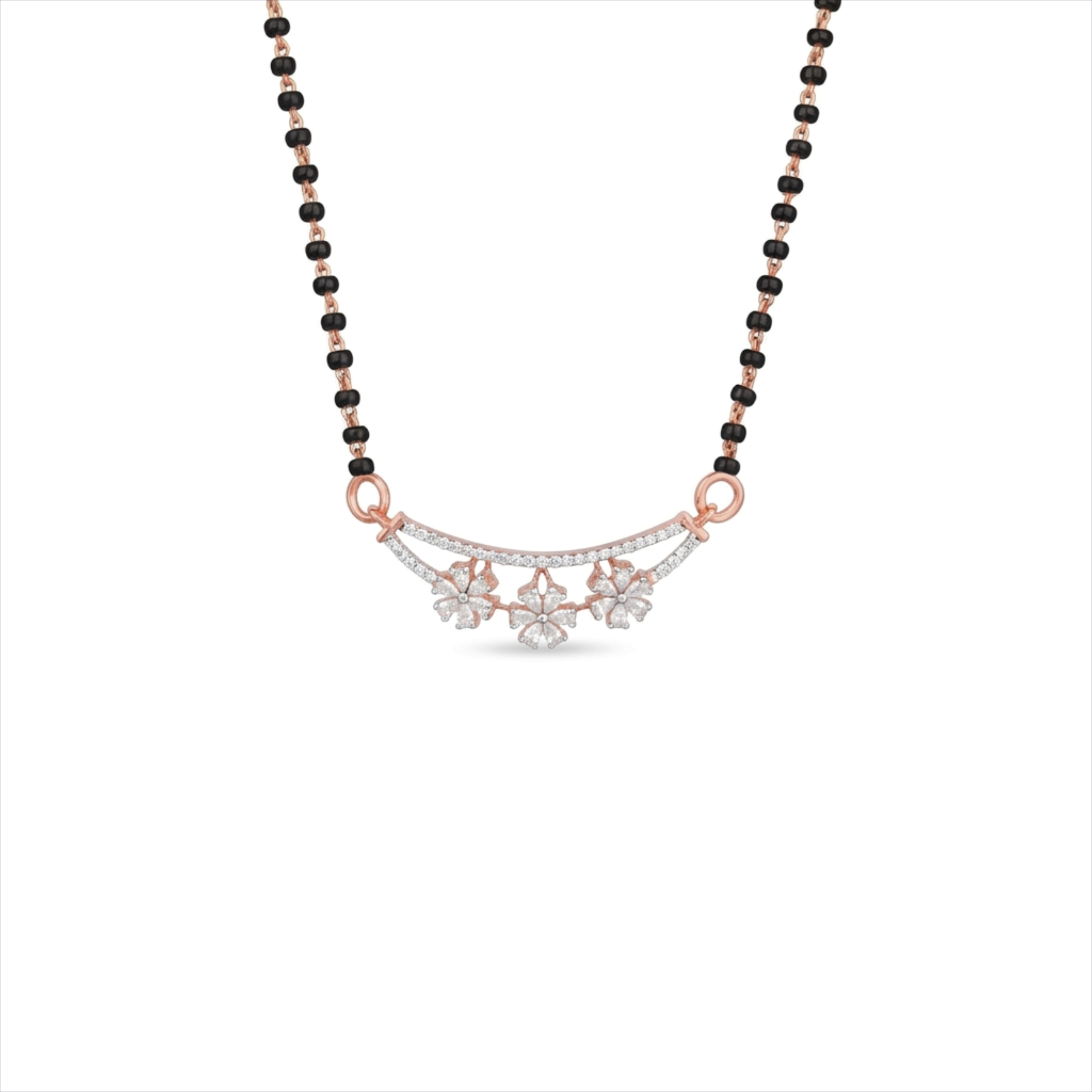 IMG_2673 Trio Florette Arch Mangalsutra - Image 1