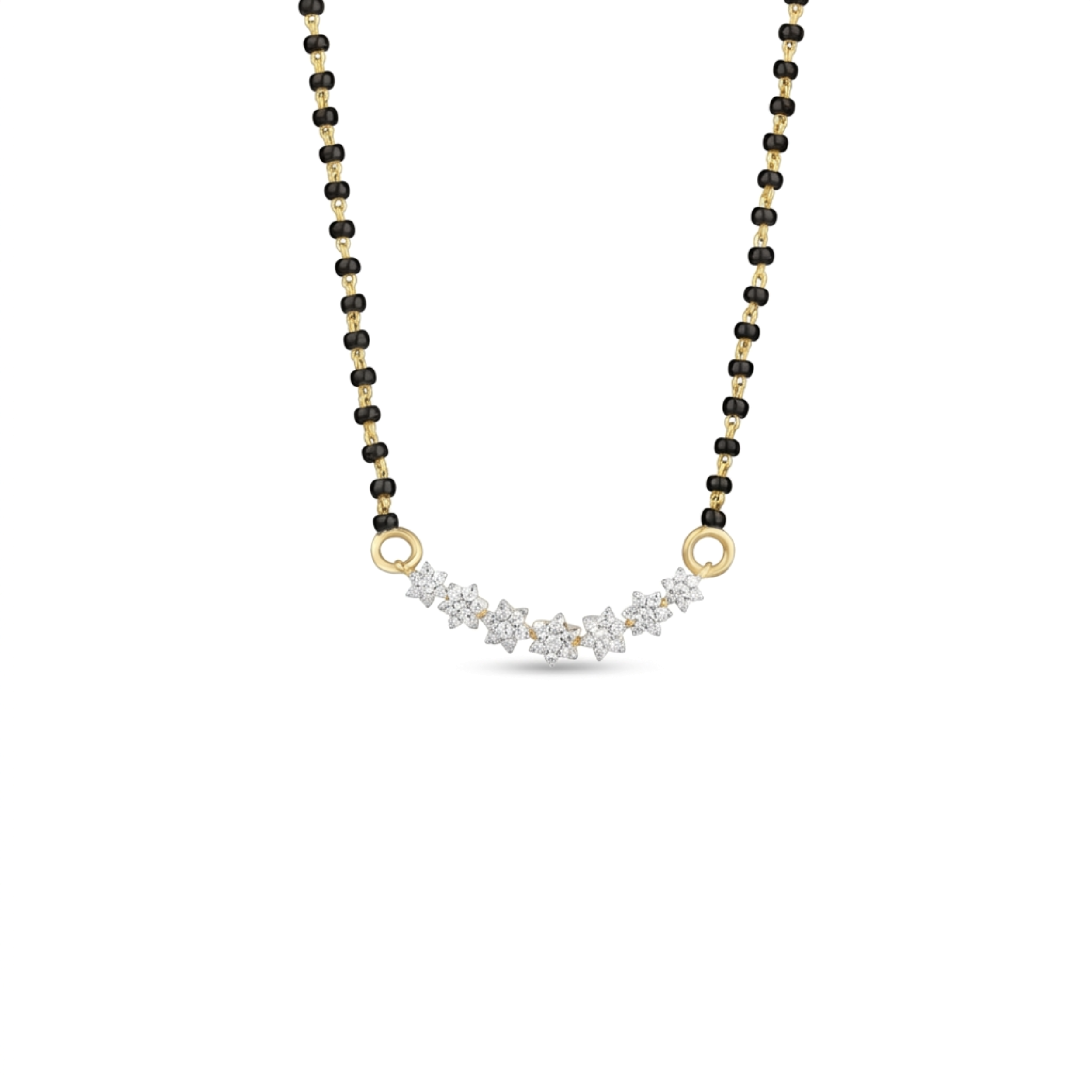 IMG_2678 Celestial Bloom Mangalsutra - Image 1