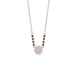 Radiant Starburst Diamond Mangalsutra Pendant - Image 2