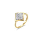 Quatrefoil Cluster Diamond Ring for Everyday Wear