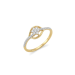 Marquee Floral Eye Diamond Ring