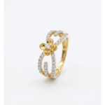 Cutout Flower Lattice Ring