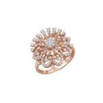 Radiant Sunburst Diamond Cocktail Ring